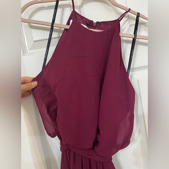 Donna Morgan Collection Maroon Evening Gown Size 2 - Picture 8 of 16